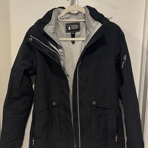 Eastern Mountain Sports Women's Dark Ski Jacket with Light Interior
